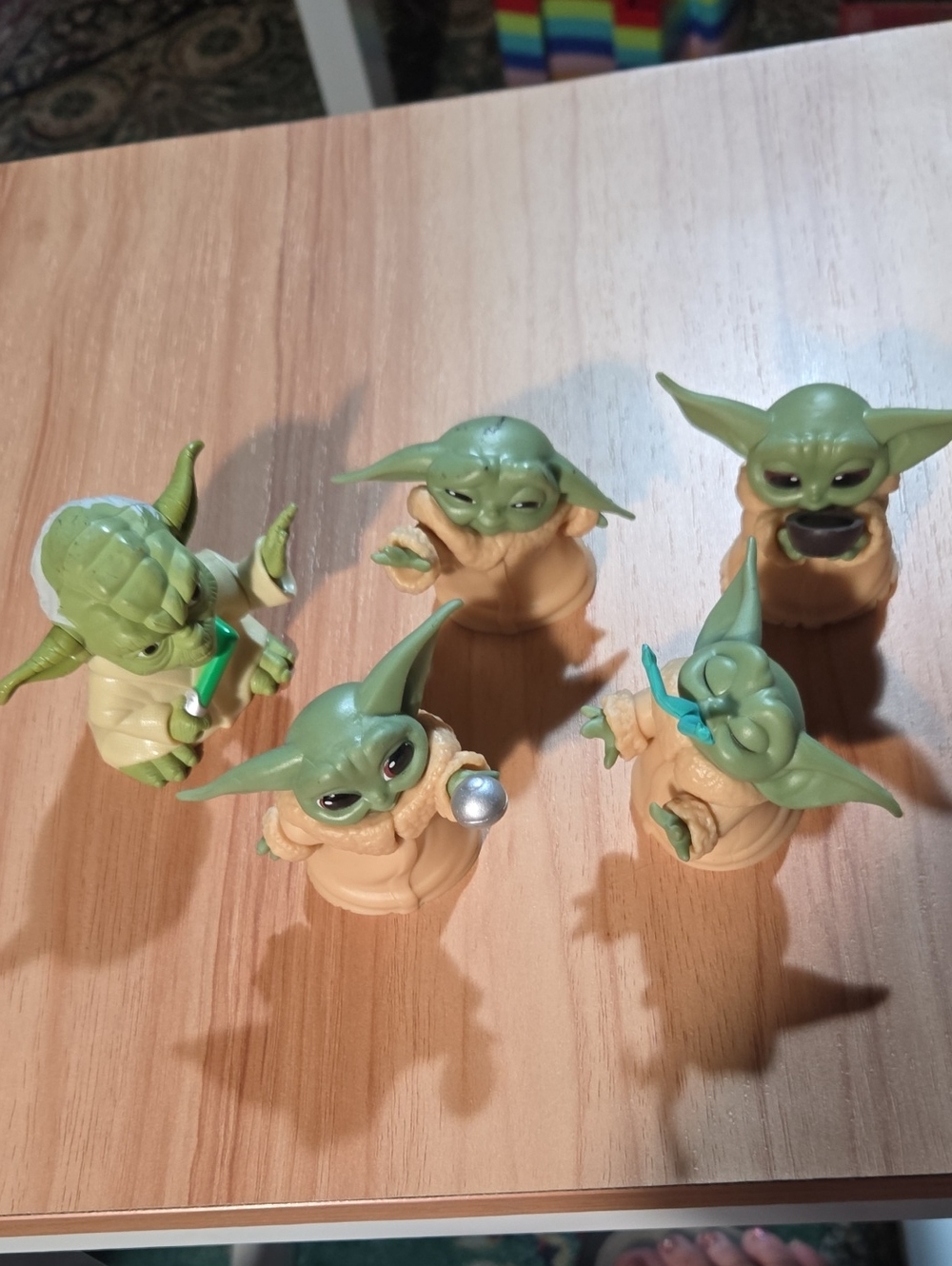 Baby Yoda (Grogu) Green Figure Toy Set - 5 Pack